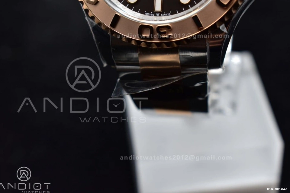Edition Plated Best Clean 904L 1:1 Bracelet Brown 488 VR Rose Yacht-Master 126621 Dial SS Trendy Steel Gold On 0409